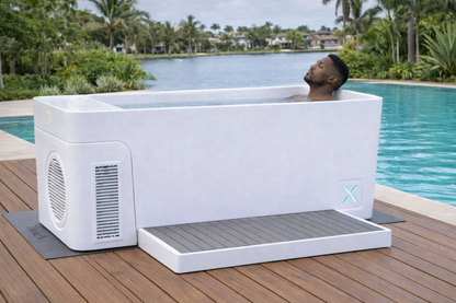Echelon Smart Cold Plunge Tub with Heating & Cooling, LED Lights & 3-Stage Filtration