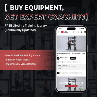 Power Cage, Squat Rack with Dual Pulley Cable Crossover System, Multifunction Free Weight Home Gym Workout Machine with Attachmenteds Red