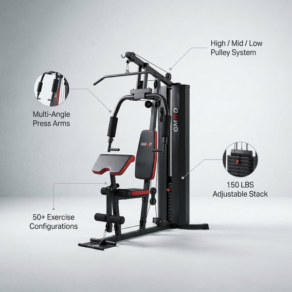 Multi Gym Station with Weight Stack HGS — Lifestyle