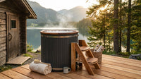 Cold Therapy 1 Person Ice Bath 118 Gallon Cold Plunge 37.5" X 33.25" — Lifestyle